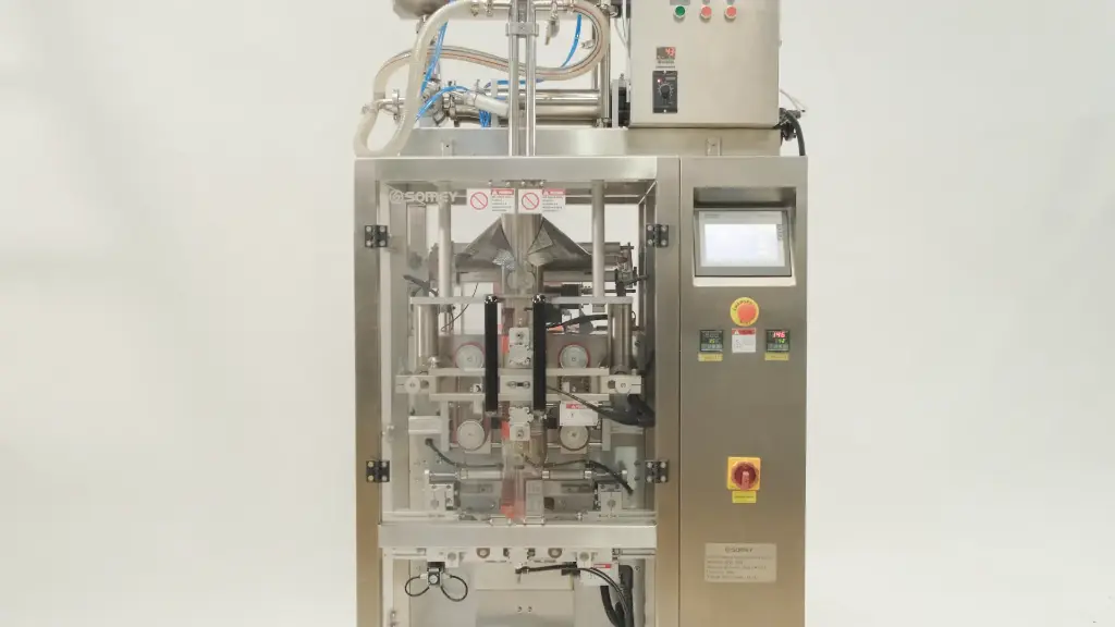 Vertical bagging machine for liquid / solid products