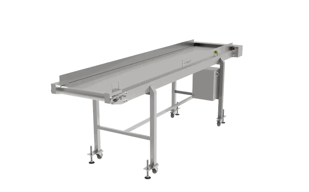 Flat belt conveyor